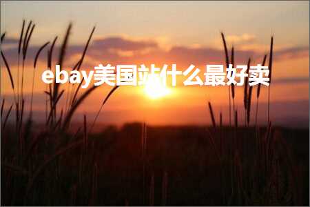 跨境电商知识:ebay美国站什么最好卖+